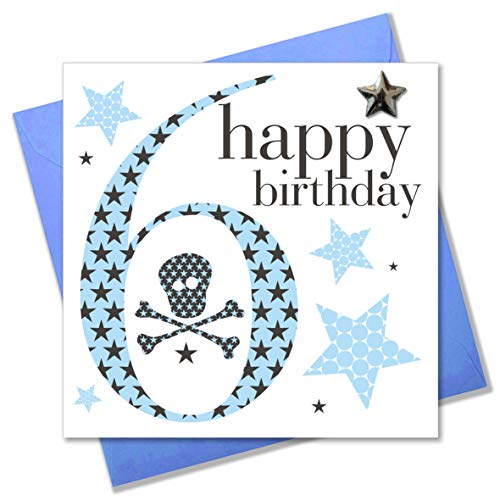 Claire Giles Ages Age 6 Boy Birthday Card von Office Centre