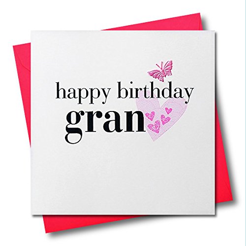 Claire Giles Hearts and Stars Happy Birthday Gran Card von Office Centre