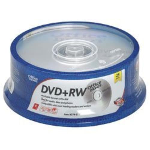 Office Depot 774–072 DVD + RW 4,7 GB (120min) 25 Stück von Office Depot