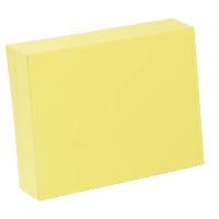 Office Line Karteikarten, gelb, 190 g, DIN A6, 100 Stück, blanko, Art.Nr.: 770278 von Office Line