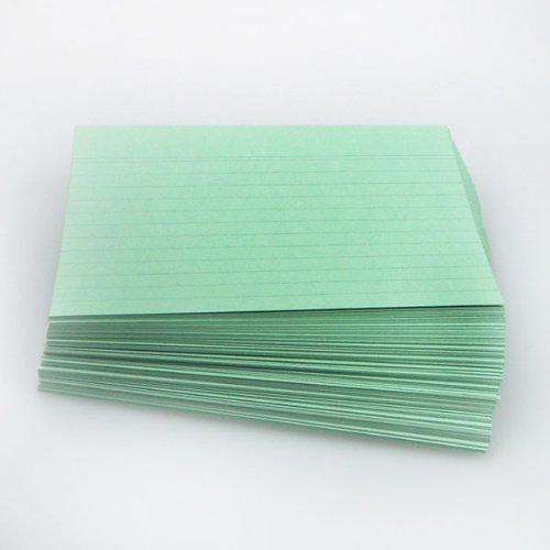 Office Line Karteikarten, grün, 190 g, DIN A5, 100 Stück, liniert, Art.Nr.: 770292 von Office Line