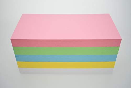 Office Line Moderationskarten "Rechtecke", farblich sortiert, 130 g, Format: 20 x 9,5 cm, 500 Stück, Art.Nr.: 770088 von Office Line