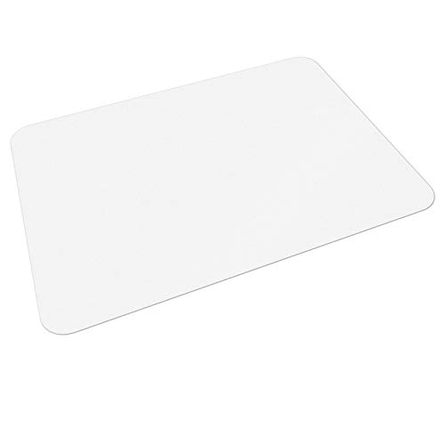 Schreibtischunterlage von Office Marshal® | hochwertige Tischauflage für Büro und Schule | abwischbar | rutschfest | 65x50 cm | semi-transparent gefrostet von OfficeMarshal