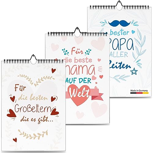 OfficeTree 3er Set Bastelkalender 2025 A4 - Kalender 2025 selber gestalten - Kalender ohne Jahreszahl - Immerwährender Fotokalender 2025 zum Selbstgestalten - Bastelkalender A4 immerwährend OfficeTree 3er Set Bastelkalender 2025 A4 - Kalender 2025 selber gestalten - Kalender ohne Jahreszahl - Immerwährender Fotokalender 2025 zum Selbstgestalten - Bastelkalender A4 immerwährend von OfficeTree