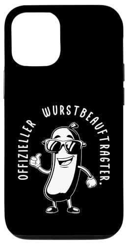Offizieller Wurstbeauftragter Grillen Vatertag Spruch Mann Hülle für iPhone 12/12 Pro von Offizieller Wurstbeauftragter Grillen Vatertag