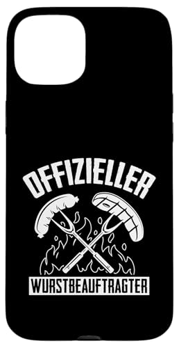 Offizieller Wurstbeauftragter Grillen Vatertag Spruch Mann Hülle für iPhone 15 Plus Offizieller Wurstbeauftragter Grillen Vatertag Spruch Mann Hülle für iPhone 15 Plus von Offizieller Wurstbeauftragter Grillen Vatertag