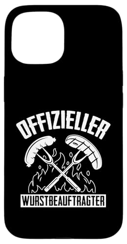 Offizieller Wurstbeauftragter Grillen Vatertag Spruch Mann Hülle für iPhone 15 Offizieller Wurstbeauftragter Grillen Vatertag Spruch Mann Hülle für iPhone 15 von Offizieller Wurstbeauftragter Grillen Vatertag