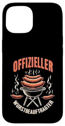 Offizieller Wurstbeauftragter Grillen Vatertag Spruch Mann Hülle für iPhone 15 Offizieller Wurstbeauftragter Grillen Vatertag Spruch Mann Hülle für iPhone 15 von Offizieller Wurstbeauftragter Grillen Vatertag