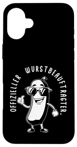 Offizieller Wurstbeauftragter Grillen Vatertag Spruch Mann Hülle für iPhone 16 Plus Offizieller Wurstbeauftragter Grillen Vatertag Spruch Mann Hülle für iPhone 16 Plus von Offizieller Wurstbeauftragter Grillen Vatertag