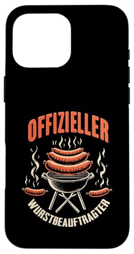 Offizieller Wurstbeauftragter Grillen Vatertag Spruch Mann Hülle für iPhone 16 Pro Max Offizieller Wurstbeauftragter Grillen Vatertag Spruch Mann Hülle für iPhone 16 Pro Max von Offizieller Wurstbeauftragter Grillen Vatertag