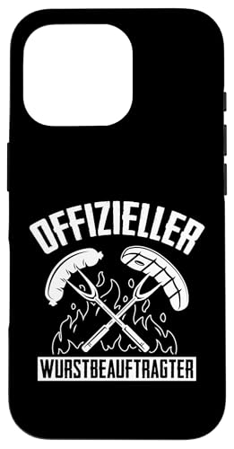 Offizieller Wurstbeauftragter Grillen Vatertag Spruch Mann Hülle für iPhone 16 Pro Offizieller Wurstbeauftragter Grillen Vatertag Spruch Mann Hülle für iPhone 16 Pro von Offizieller Wurstbeauftragter Grillen Vatertag
