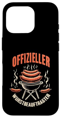 Offizieller Wurstbeauftragter Grillen Vatertag Spruch Mann Hülle für iPhone 16 Pro Offizieller Wurstbeauftragter Grillen Vatertag Spruch Mann Hülle für iPhone 16 Pro von Offizieller Wurstbeauftragter Grillen Vatertag