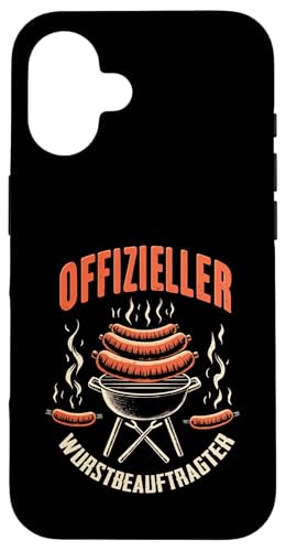 Offizieller Wurstbeauftragter Grillen Vatertag Spruch Mann Hülle für iPhone 16 Offizieller Wurstbeauftragter Grillen Vatertag Spruch Mann Hülle für iPhone 16 von Offizieller Wurstbeauftragter Grillen Vatertag