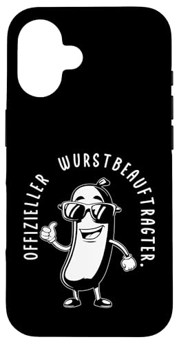 Offizieller Wurstbeauftragter Grillen Vatertag Spruch Mann Hülle für iPhone 16 Offizieller Wurstbeauftragter Grillen Vatertag Spruch Mann Hülle für iPhone 16 von Offizieller Wurstbeauftragter Grillen Vatertag