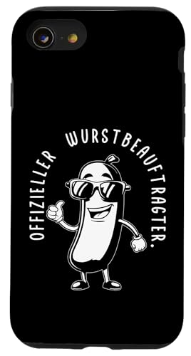 Offizieller Wurstbeauftragter Grillen Vatertag Spruch Mann Hülle für iPhone SE (2020) / 7 / 8 von Offizieller Wurstbeauftragter Grillen Vatertag