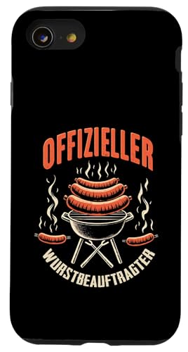Offizieller Wurstbeauftragter Grillen Vatertag Spruch Mann Hülle für iPhone SE (2020) / 7 / 8 von Offizieller Wurstbeauftragter Grillen Vatertag