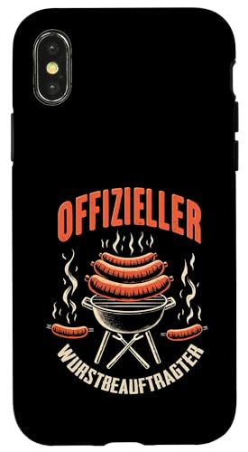 Offizieller Wurstbeauftragter Grillen Vatertag Spruch Mann Hülle für iPhone X/XS Offizieller Wurstbeauftragter Grillen Vatertag Spruch Mann Hülle für iPhone X/XS von Offizieller Wurstbeauftragter Grillen Vatertag