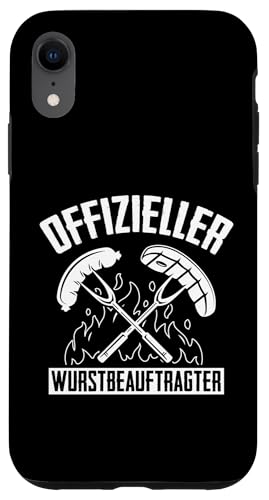 Offizieller Wurstbeauftragter Grillen Vatertag Spruch Mann Hülle für iPhone XR Offizieller Wurstbeauftragter Grillen Vatertag Spruch Mann Hülle für iPhone XR von Offizieller Wurstbeauftragter Grillen Vatertag
