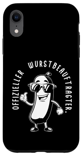 Offizieller Wurstbeauftragter Grillen Vatertag Spruch Mann Hülle für iPhone XR Offizieller Wurstbeauftragter Grillen Vatertag Spruch Mann Hülle für iPhone XR von Offizieller Wurstbeauftragter Grillen Vatertag