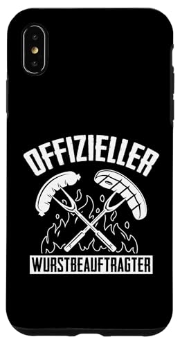Offizieller Wurstbeauftragter Grillen Vatertag Spruch Mann Hülle für iPhone XS Max Offizieller Wurstbeauftragter Grillen Vatertag Spruch Mann Hülle für iPhone XS Max von Offizieller Wurstbeauftragter Grillen Vatertag