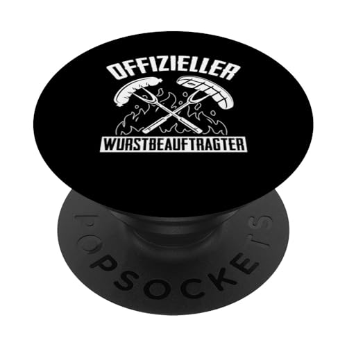 Offizieller Wurstbeauftragter Grillen Vatertag Spruch Mann PopSockets Klebender PopGrip Offizieller Wurstbeauftragter Grillen Vatertag Spruch Mann PopSockets Klebender PopGrip von Offizieller Wurstbeauftragter Grillen Vatertag