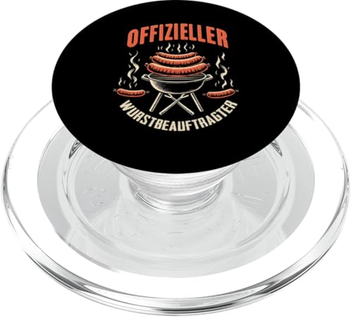 Offizieller Wurstbeauftragter Grillen Vatertag Spruch Mann PopSockets PopGrip für MagSafe Offizieller Wurstbeauftragter Grillen Vatertag Spruch Mann PopSockets PopGrip für MagSafe von Offizieller Wurstbeauftragter Grillen Vatertag
