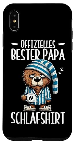 Offizielles Bester Papa Schlafshirt Bär Bear Vatertag Witzig Hülle für iPhone XS Max Offizielles Bester Papa Schlafshirt Bär Bear Vatertag Witzig Hülle für iPhone XS Max von Offizielles Bester Papa Schlafshirt Vatertag
