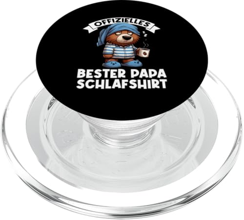 Offizielles Bester Papa Schlafshirt Bär Bear Vatertag Witzig PopSockets PopGrip für MagSafe Offizielles Bester Papa Schlafshirt Bär Bear Vatertag Witzig PopSockets PopGrip für MagSafe von Offizielles Bester Papa Schlafshirt Vatertag