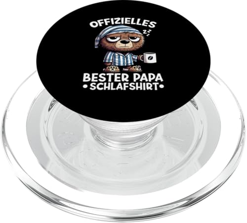 Offizielles Bester Papa Schlafshirt Bär Bear Vatertag Witzig PopSockets PopGrip für MagSafe Offizielles Bester Papa Schlafshirt Bär Bear Vatertag Witzig PopSockets PopGrip für MagSafe von Offizielles Bester Papa Schlafshirt Vatertag