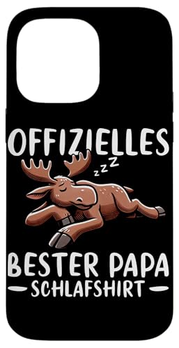 Offizielles Bester Papa Schlafshirt Elch Vatertag Sprüche Hülle für iPhone 14 Pro Max Offizielles Bester Papa Schlafshirt Elch Vatertag Sprüche Hülle für iPhone 14 Pro Max von Offizielles Bester Papa Schlafshirt Vatertag