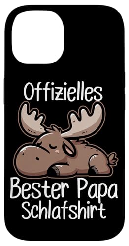 Offizielles Bester Papa Schlafshirt Elch Vatertag Sprüche Hülle für iPhone 14 Offizielles Bester Papa Schlafshirt Elch Vatertag Sprüche Hülle für iPhone 14 von Offizielles Bester Papa Schlafshirt Vatertag