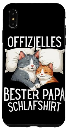 Offizielles Bester Papa Schlafshirt Katzen Vatertag Witzig Hülle für iPhone XS Max Offizielles Bester Papa Schlafshirt Katzen Vatertag Witzig Hülle für iPhone XS Max von Offizielles Bester Papa Schlafshirt Vatertag