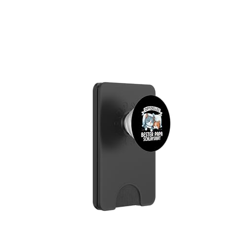 Offizielles Bester Papa Schlafshirt Katzen Vatertag Witzig PopSockets PopWallet für MagSafe Offizielles Bester Papa Schlafshirt Katzen Vatertag Witzig PopSockets PopWallet für MagSafe von Offizielles Bester Papa Schlafshirt Vatertag