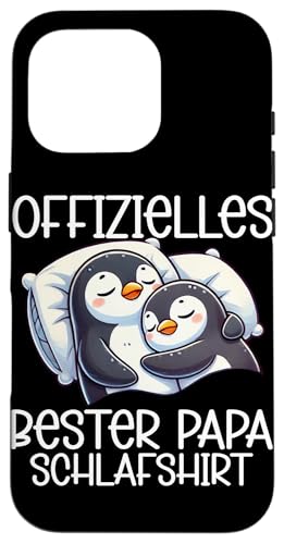 Offizielles Bester Papa Schlafshirt Pinguin Vatertag Sprüche Hülle für iPhone 16 Pro Offizielles Bester Papa Schlafshirt Pinguin Vatertag Sprüche Hülle für iPhone 16 Pro von Offizielles Bester Papa Schlafshirt Vatertag