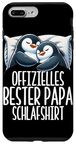 Offizielles Bester Papa Schlafshirt Pinguin Vatertag Sprüche Hülle für iPhone 7 Plus/8 Plus von Offizielles Bester Papa Schlafshirt Vatertag