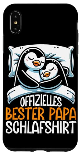 Offizielles Bester Papa Schlafshirt Pinguin Vatertag Sprüche Hülle für iPhone XS Max Offizielles Bester Papa Schlafshirt Pinguin Vatertag Sprüche Hülle für iPhone XS Max von Offizielles Bester Papa Schlafshirt Vatertag