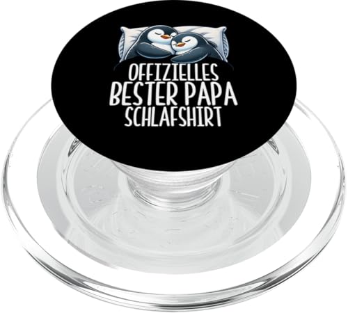 Offizielles Bester Papa Schlafshirt Pinguin Vatertag Sprüche PopSockets PopGrip für MagSafe Offizielles Bester Papa Schlafshirt Pinguin Vatertag Sprüche PopSockets PopGrip für MagSafe von Offizielles Bester Papa Schlafshirt Vatertag