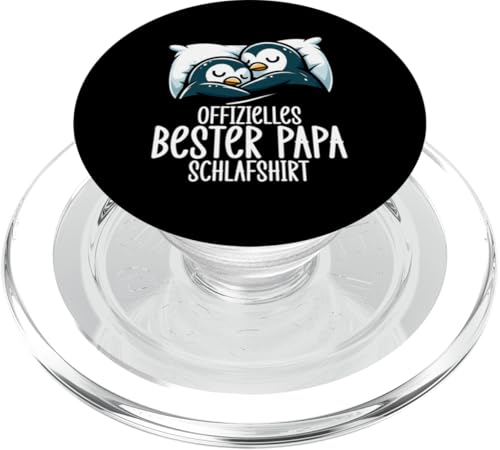 Offizielles Bester Papa Schlafshirt Pinguin Vatertag Sprüche PopSockets PopGrip für MagSafe Offizielles Bester Papa Schlafshirt Pinguin Vatertag Sprüche PopSockets PopGrip für MagSafe von Offizielles Bester Papa Schlafshirt Vatertag