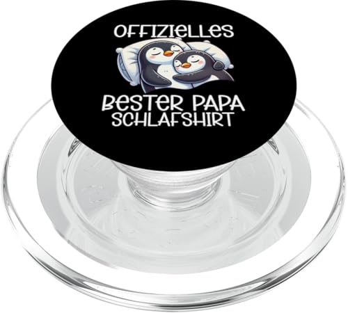 Offizielles Bester Papa Schlafshirt Pinguin Vatertag Sprüche PopSockets PopGrip für MagSafe Offizielles Bester Papa Schlafshirt Pinguin Vatertag Sprüche PopSockets PopGrip für MagSafe von Offizielles Bester Papa Schlafshirt Vatertag