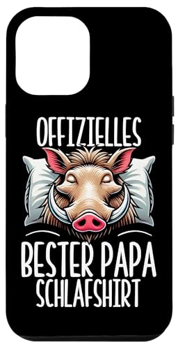 Offizielles Bester Papa Schlafshirt Wildschwein Vatertag Hülle für iPhone 12 Pro Max Offizielles Bester Papa Schlafshirt Wildschwein Vatertag Hülle für iPhone 12 Pro Max von Offizielles Bester Papa Schlafshirt Vatertag