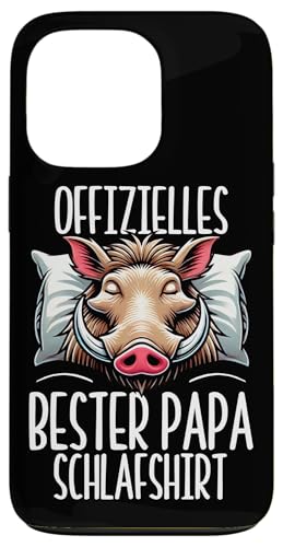 Offizielles Bester Papa Schlafshirt Wildschwein Vatertag Hülle für iPhone 13 Pro Offizielles Bester Papa Schlafshirt Wildschwein Vatertag Hülle für iPhone 13 Pro von Offizielles Bester Papa Schlafshirt Vatertag
