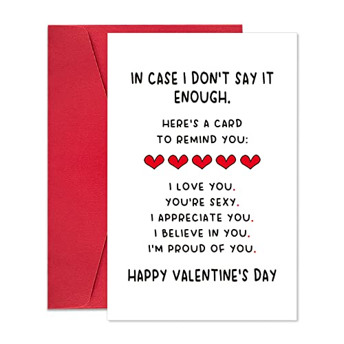 Ogeby Lustige Valentinstagskarte Geschenke für Freund Freundin, niedliche Valentinstagskarte für Ehemann Ehefrau, romantische Valentinstagskarten Geschenke für Frauen Männer, süße I Love You Karte Ogeby Lustige Valentinstagskarte Geschenke für Freund Freundin, niedliche Valentinstagskarte für Ehemann Ehefrau, romantische Valentinstagskarten Geschenke für Frauen Männer, süße I Love You Karte von Ogeby
