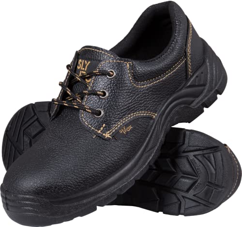 Ogrifox OX-SLX-P-OB Arbeitsschuhe Herren, Damen | Sicherheitsschuhe | Safety Shoes | ISO EN20347 | Schwarz-Gold | Größe 37 von Ogrifox