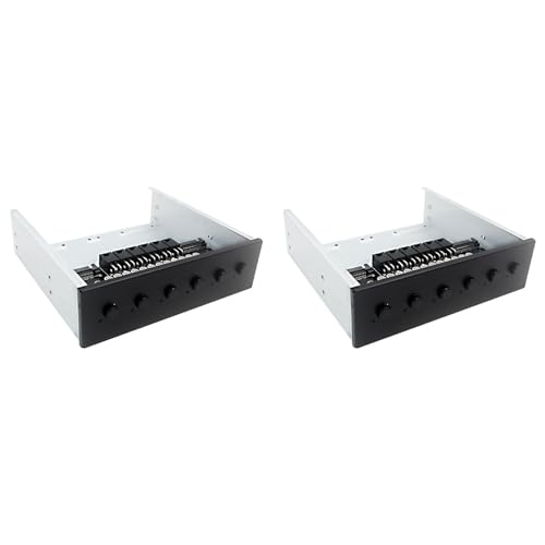 Ohewiiuk 2X 6-Wege-Festplattenauswahl-Controller Festplatten-Netzschaltermodul für Desktop-Computer UnterstüTzung 2,5/3,5-SATA-Festplatte von Ohewiiuk