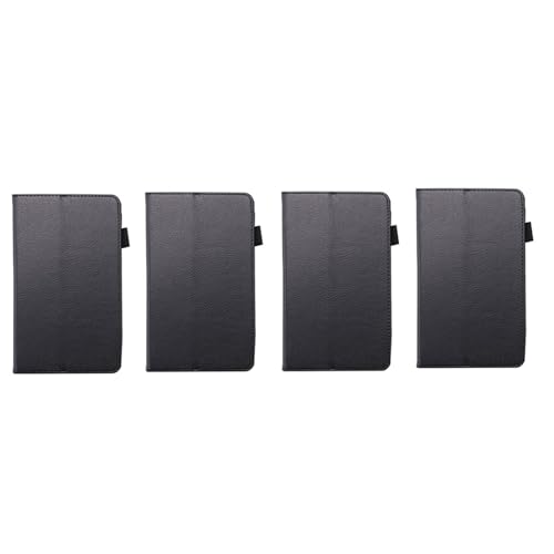 Ohewiiuk 4X Tablet HüLle Tablet HüLle Flip Tablet StäNder für Tab M7 TB-7305F / 7305X 7 Tablet PC HüLle (Schwarz) von Ohewiiuk