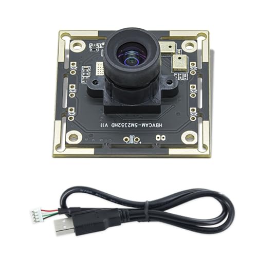 Ohewiiuk 5MP 2K Kamera-Modul mit Integriertem Mikrofon USB Freier Treiber Einstellbare Manuelle Fokuskamera-Objektivbaugruppe 100° für PC von Ohewiiuk