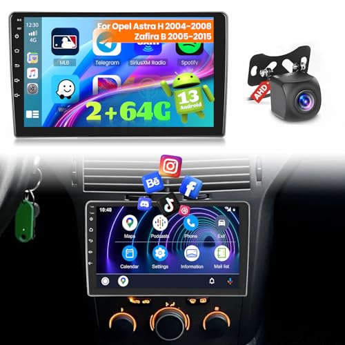 Ohradio 2G+64G Autoradio für Opel Astra H 2004-2008/Zafira B 2005-2015 Radio Android mit GPS Wireless Carplay Android Auto Radio FM/RDS WiFi + Rückfahrkamera + MIC - Autoradio 2DIN 9 Zoll Ohradio 2G+64G Autoradio für Opel Astra H 2004-2008/Zafira B 2005-2015 Radio Android mit GPS Wireless Carplay Android Auto Radio FM/RDS WiFi + Rückfahrkamera + MIC - Autoradio 2DIN 9 Zoll von Ohradio