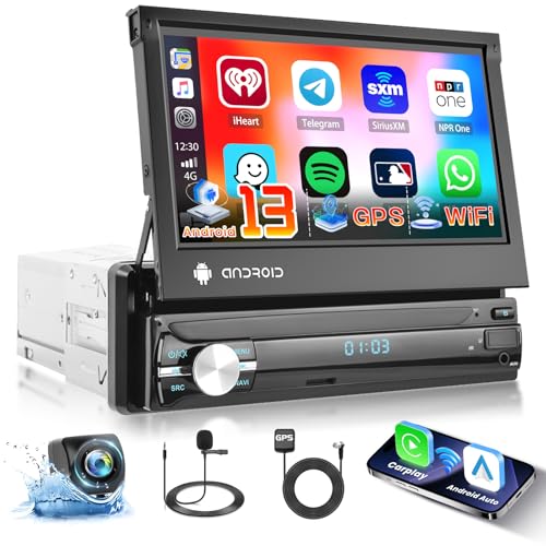 Ohradio Autoradio 1 DIN Android 13 mit Bildschirm, 7 Zoll Touchscreen Car Radio mit Navi GPS Mirror Link Radio RDS&FM SWC USB-A&C +Rückfahrkamera+MIC Ohradio Autoradio 1 DIN Android 13 mit Bildschirm, 7 Zoll Touchscreen Car Radio mit Navi GPS Mirror Link Radio RDS&FM SWC USB-A&C +Rückfahrkamera+MIC von Ohradio