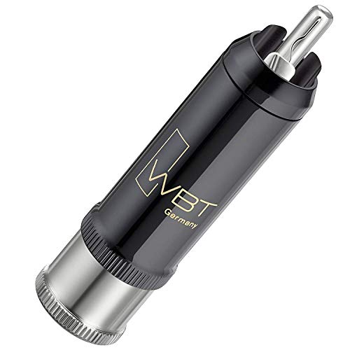 WBT-0114 AG Silber nextgen™ 1 Paar Cinchstecker/Kennfarben: 1x rot (Stereo rechts) / 1x Weiss (Stereo Links) von Ohrenschmaus