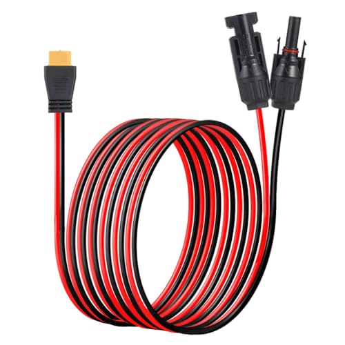 Ohulelks 12AWG 6M XT60 Buchse Verlängerungskabel Schnellverbinder für Auto RV Motorrad Solarpanel Batterie Ladekabel Ohulelks 12AWG 6M XT60 Buchse Verlängerungskabel Schnellverbinder für Auto RV Motorrad Solarpanel Batterie Ladekabel von Ohulelks